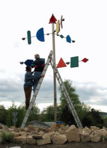 Windspiel nach dem Sturm Xynthias